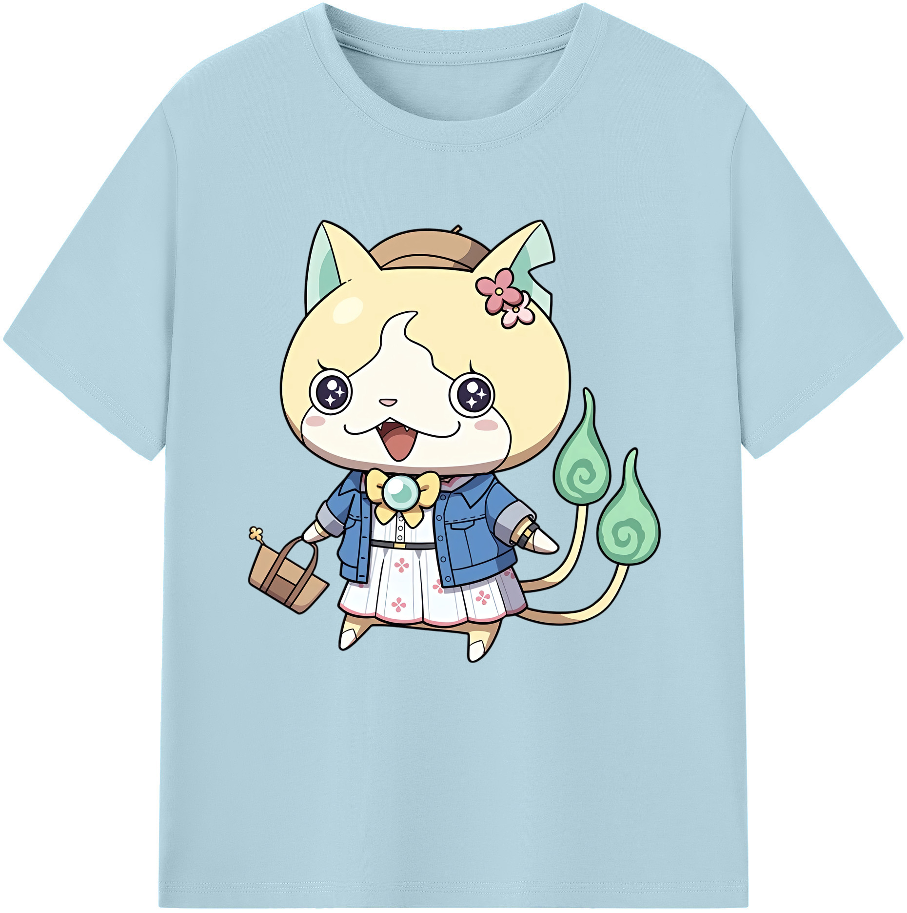 （画像用） 妖怪ウォッチ Yo-kai Watch 綿100％半袖Tシャツ（フロントプリント）